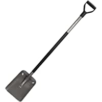 Fiskars Pala- Largo: 23-5 cm- Longitud: 132 cm- Mango y cabezal de acero- Negro-Gris- 1001579